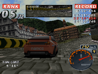 Screenshot Thumbnail / Media File 1 for Rage Racer [U]